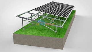 ground mounted solar array